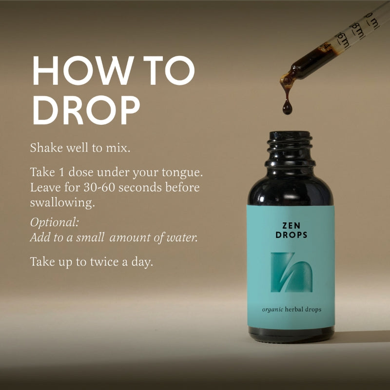 Zen Drops | Adaptogenic Herbal Drops for Calm & Balance – The Herbtender